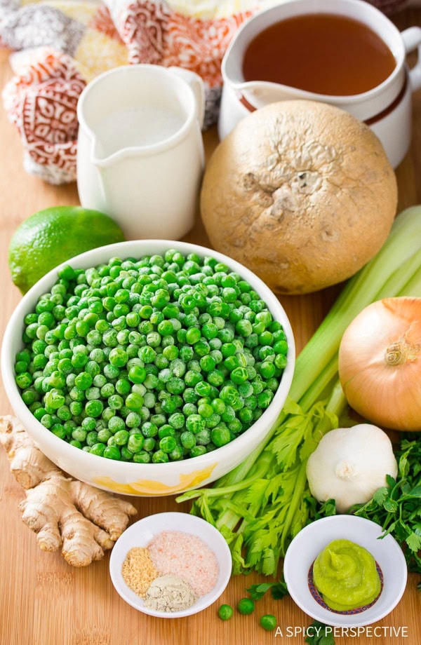 Spring Pea Wasabi Soup A Spicy Perspective