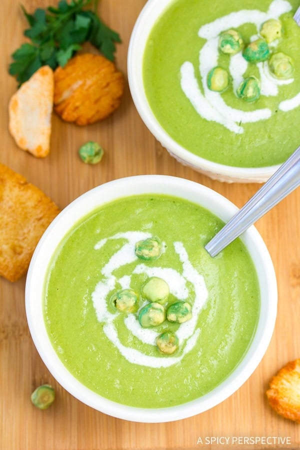 Spring Pea Wasabi Soup A Spicy Perspective