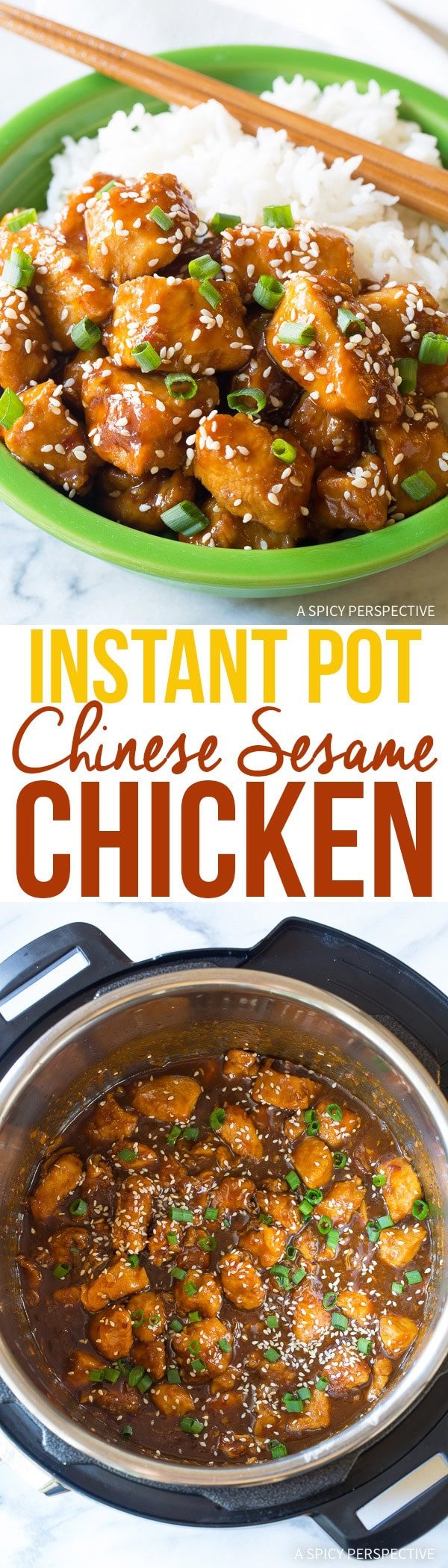 Instant Pot Chinese Sesame Chicken (Video) A Spicy Perspective