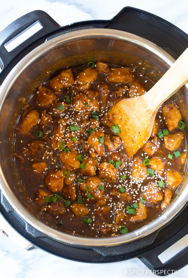 Easy Instant Pot Chinese Sesame Chicken Recipe