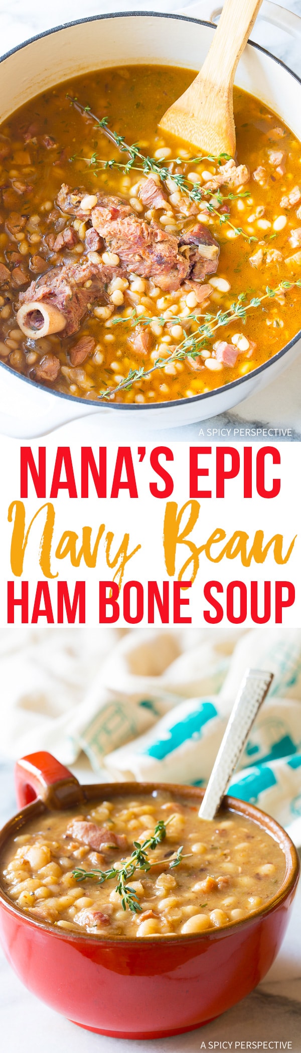 Nana's Epic Navy Bean Ham Bone Soup Recipe