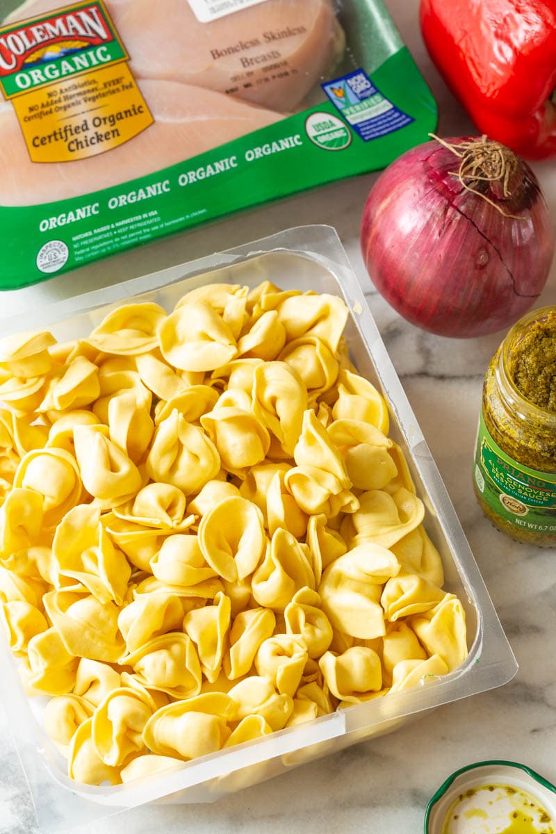 Pesto Chicken Tortellini Bake A Spicy Perspective
