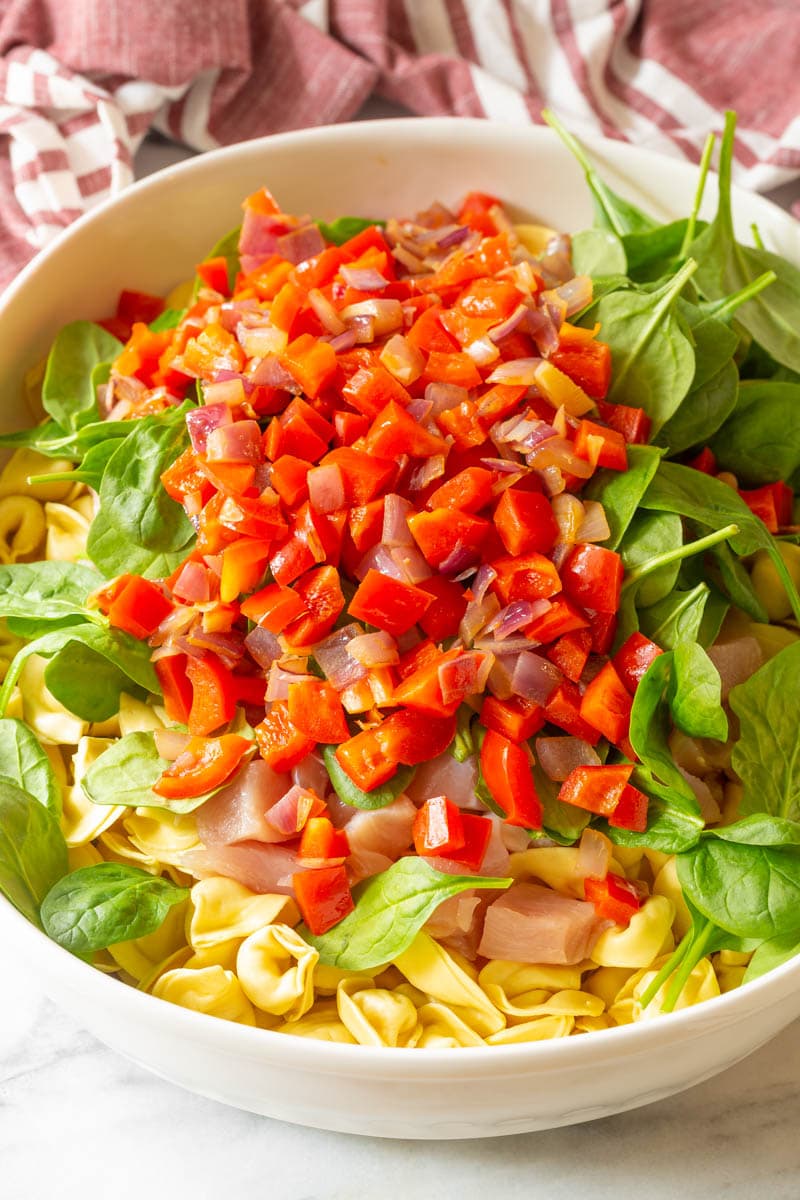 Pesto Chicken Tortellini Bake A Spicy Perspective