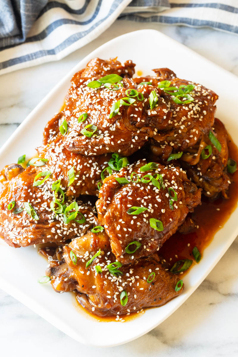 Instant Pot Sweet Soy Chicken Thighs - A Spicy Perspective