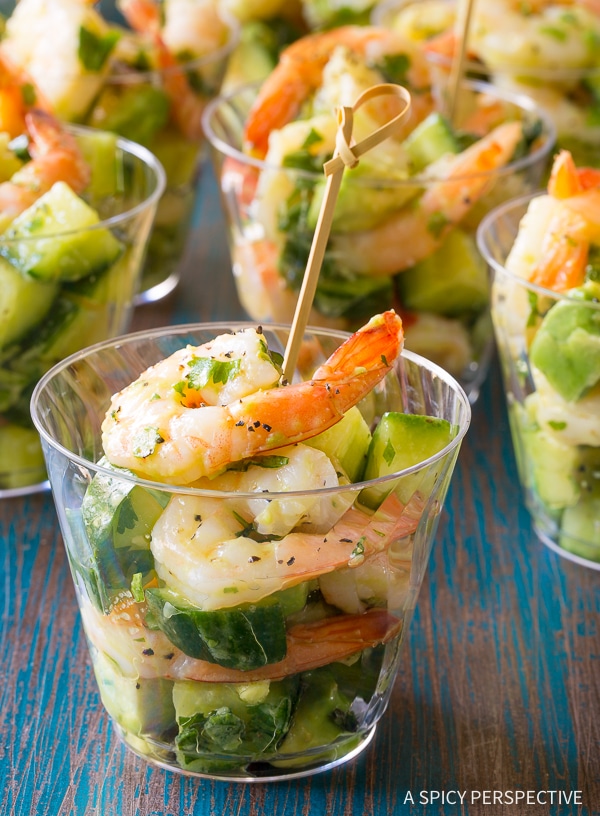 Healthy Garlic Lime Roasted Shrimp Salad Recipe for Spring and Summer!