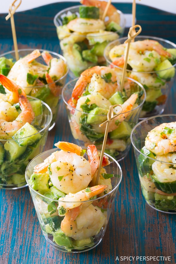 Perky Garlic Lime Roasted Shrimp Salad Recipe for Spring and Summer!
