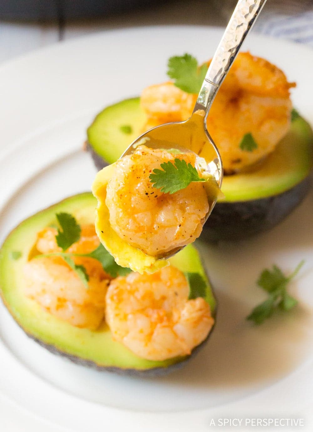 Keto Creole Shrimp Stuffed Avocado - A Spicy Perspective