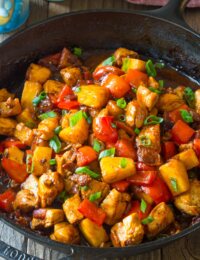 Best One-Pot Hawaiian BBQ Chicken Skillet Recipe