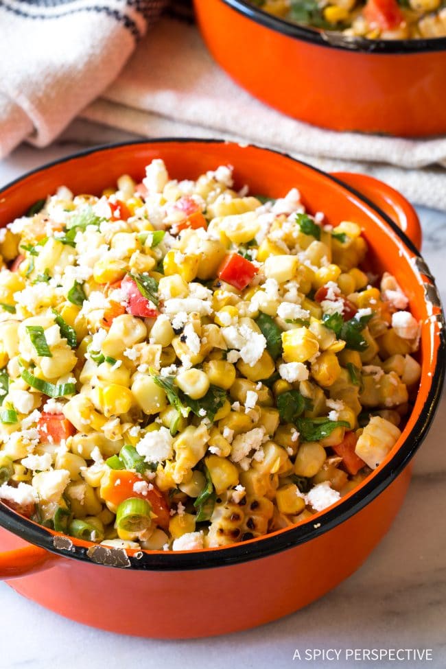 Best Grilled Mexican Street Corn Salad