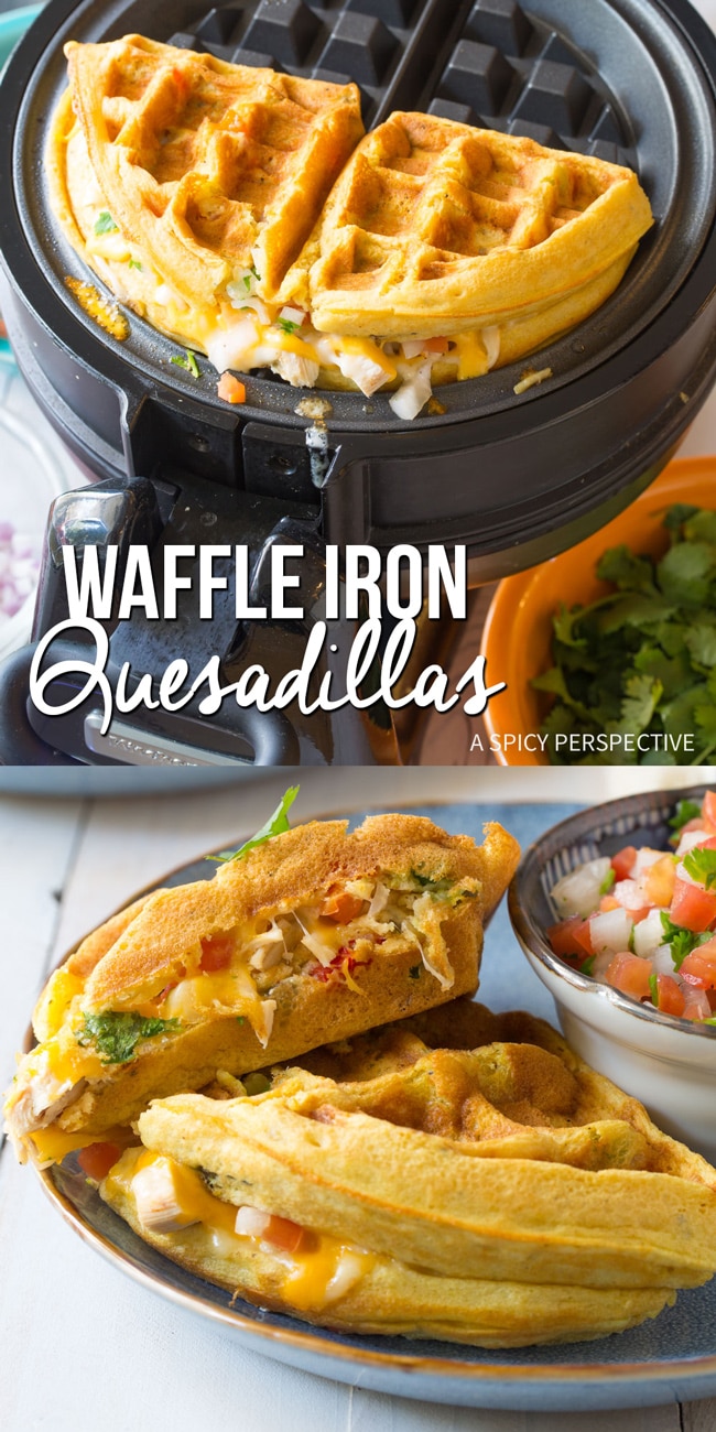 Easy Waffle Iron Quesadillas Recipe
