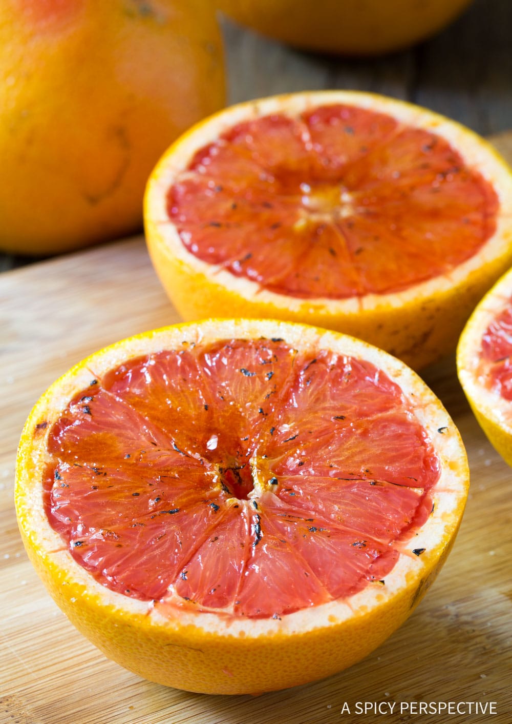 Best Bruleed Grapefruit (Pamplemousse Brûlé) Recipe #ASpicyPerspective #vegan #vegetarian #healthy 