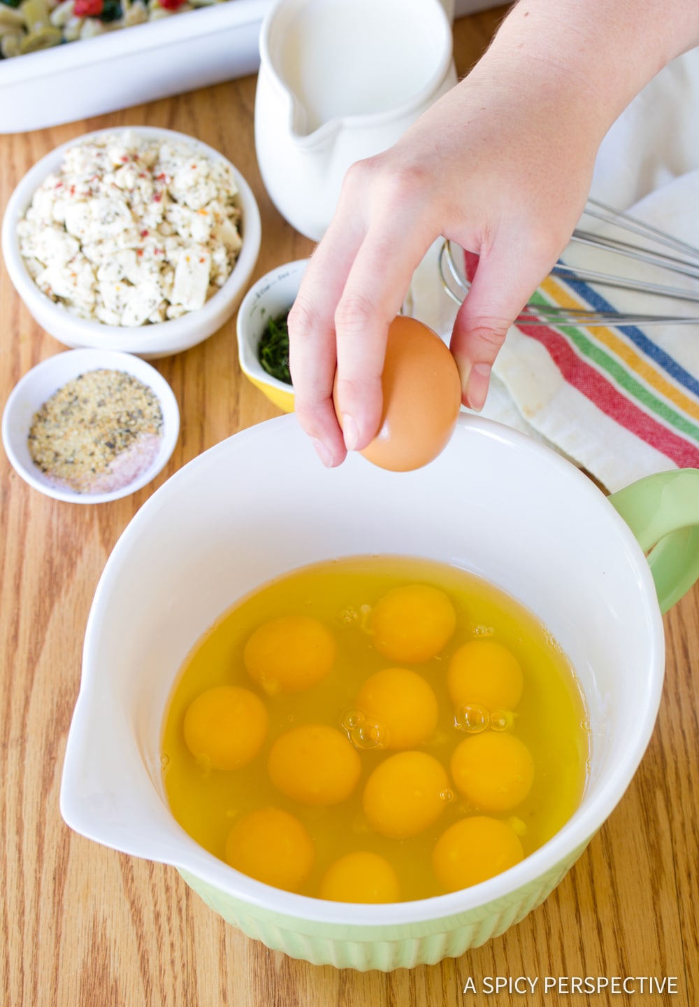 How To: Greek Omelette Casserole Recipe #ASpicyPerspective