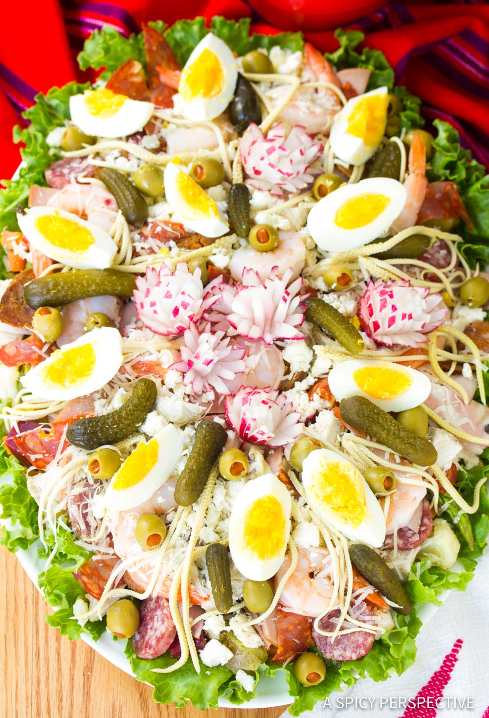 Perfect Guatemalan Fiambre Salad Recipe #ASpicyPerspective #AllSaintsDay