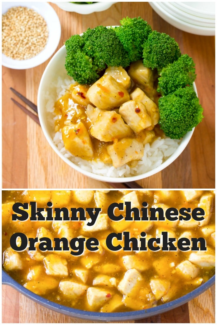 skinny chinese orange chicken