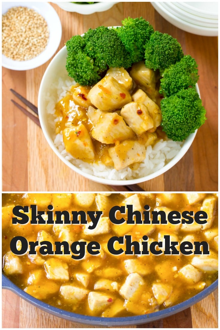 Best Skinny Chinese Orange Chicken Recipe #ASpicyPerspective