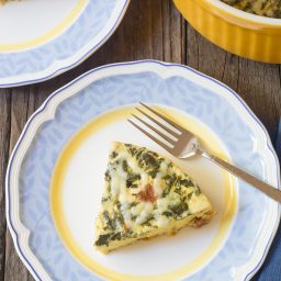 Instant Pot Keto Crustless Quiche - An easy pressure cooker quiche recipe with a light luxurious texture. It's low carb, high protein, and utterly delicious!