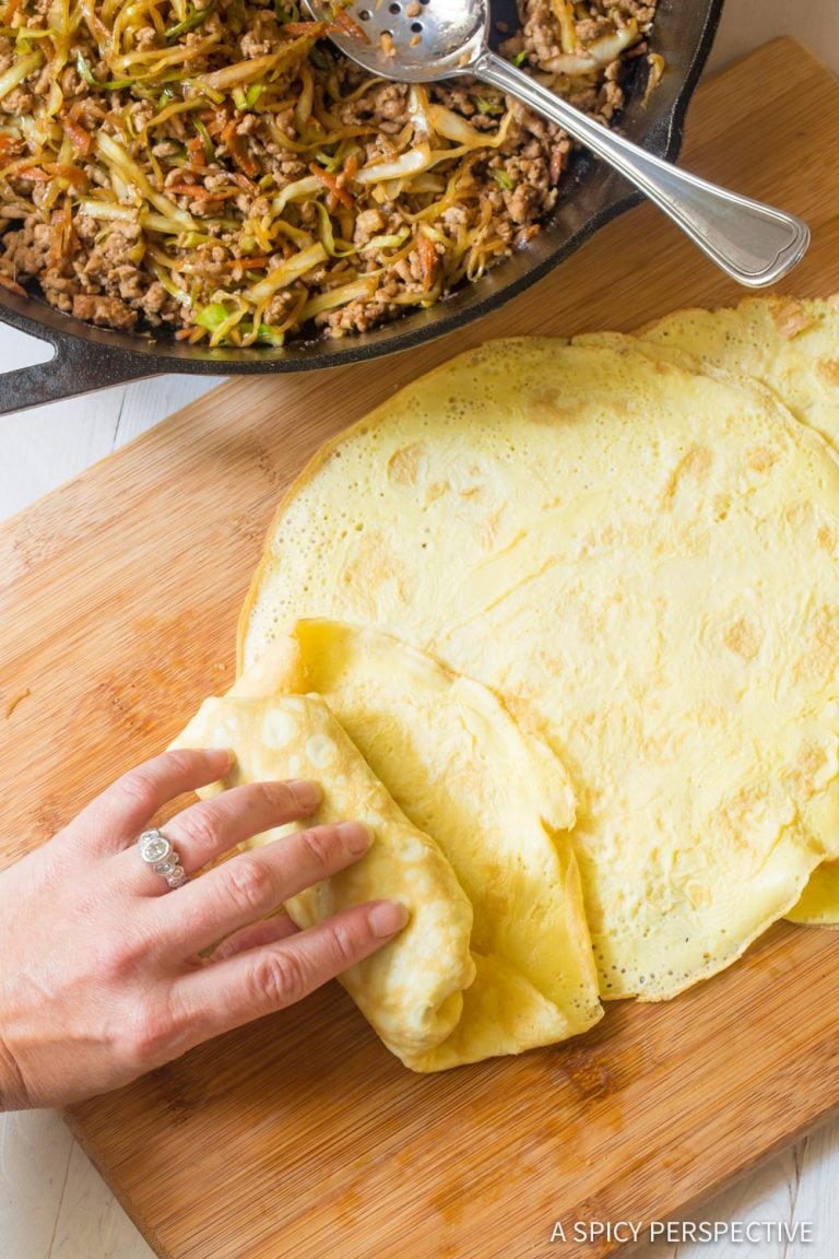 Keto Egg Roll Wrap Recipe (Video) A Spicy Perspective