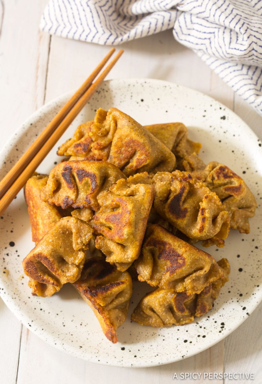 Paleo Chinese Dumplings Recipe (Potstickers) #ASpicyPerspective #grainfree #dairyfree