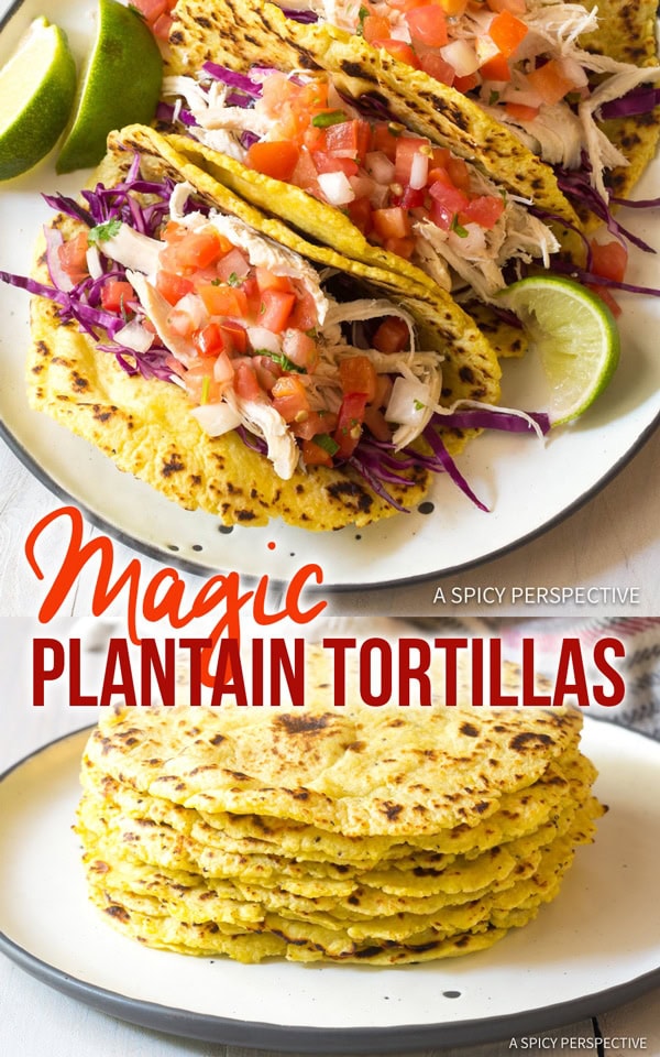magic plantain tortillas