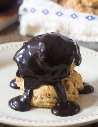 Dark Chocolate Gravy Recipe with Cinnamon Biscuits #ASpicyPerspective
