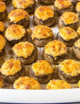 Best Cheese Stuffed Mushrooms Recipe #ASpicyPerpective
