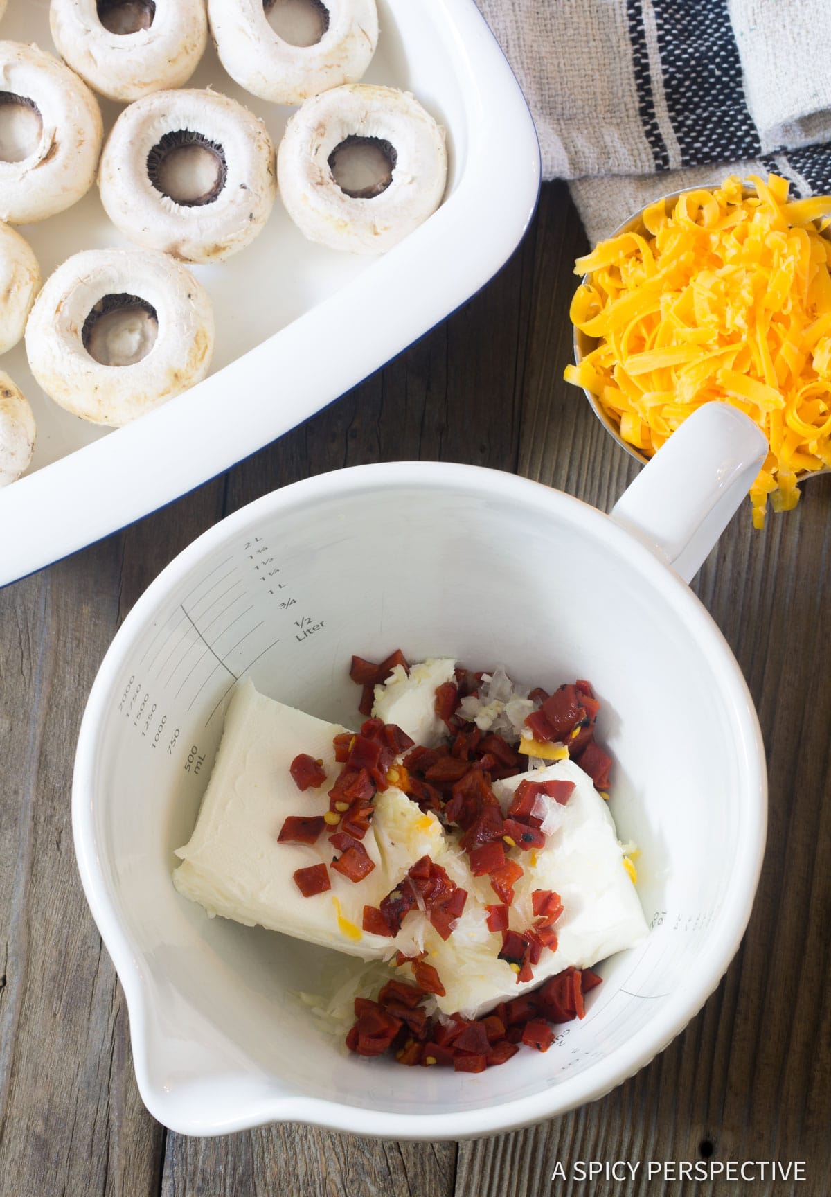Cream Cheese Stuffed Mushrooms - A Spicy Perspective