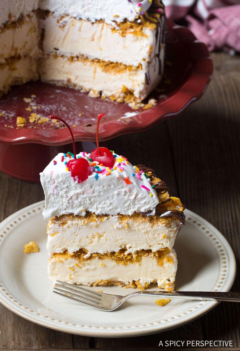 Mexican Fried Ice Cream Cake A Spicy Perspective