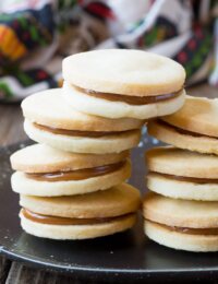 Caramel Shortbread Recipe (Best Butter Cut-Out Cookies Ever!) #ASpicyPerspective #christmas