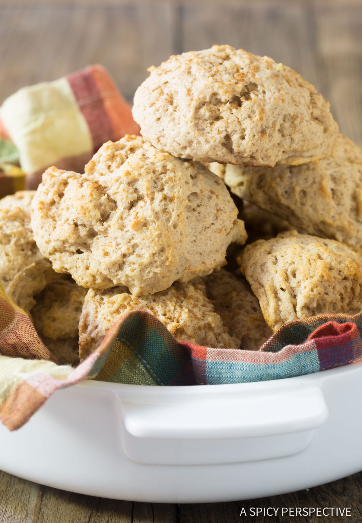 Easy Cinnamon Drop Biscuits Recipe #ASpicyPerspective