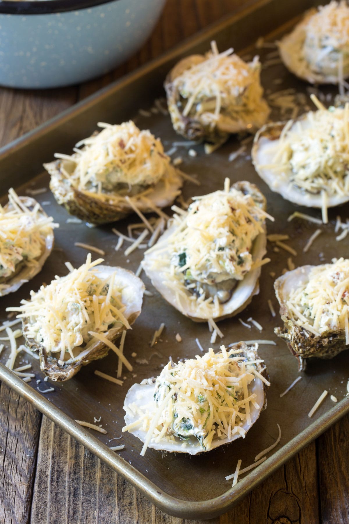 Making Three-Cheese Baked Oysters Recipe (In The Shell!) #ASpicyPerspective #holiday #newyears #christmas