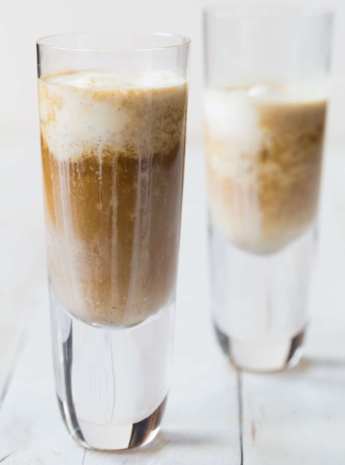 3-ingredient affogato bourbon shots