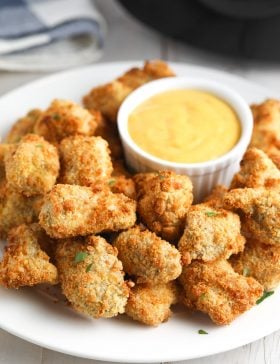 Air Fryer Chicken Nuggets (Gluten Free!) #healthy #skinny