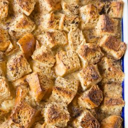 5-Ingredient Vietnamese Coffee Bread Pudding Recipe #ASpicyPerspective #holiday #christmas