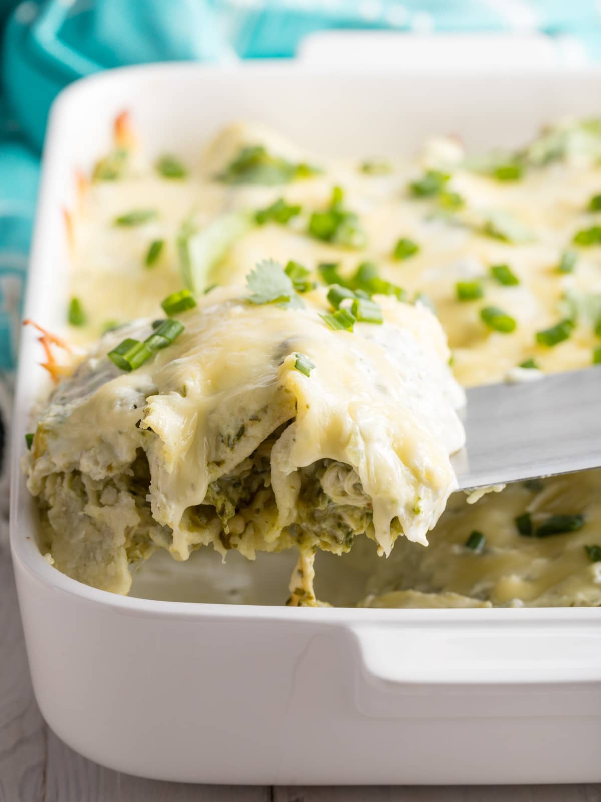 Enchiladas Suizas (Creamy Chicken Enchiladas) + VIDEO