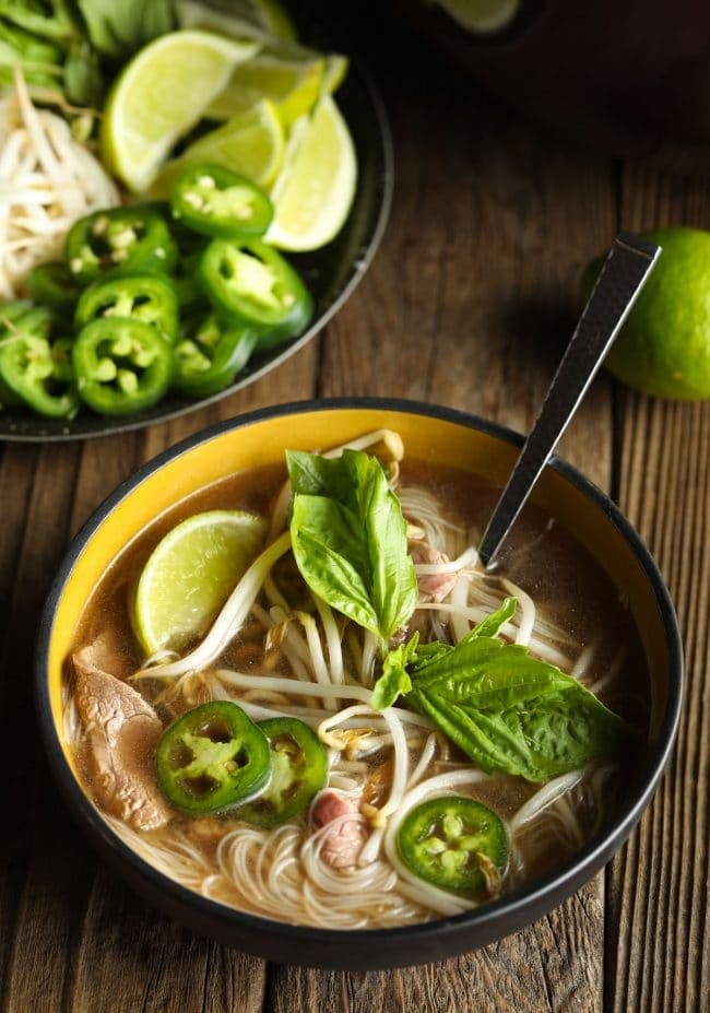 add fresh garnishes to soup