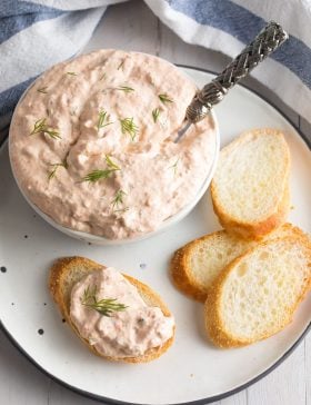 The Best Smoked Salmon Dip Recipe #ASpicyPerspective #lowcarb #keto