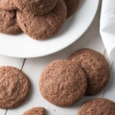The Best Chocolate Sugar Cookies Recipe #ASpicyPerspective #cookies #chocolate #easter #spring #holiday