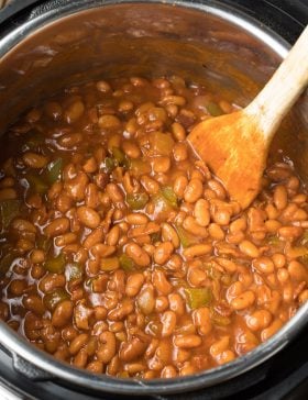The Best Instant Pot Baked Beans Recipe #ASpicyPerspective #pressurecooker #instantpot