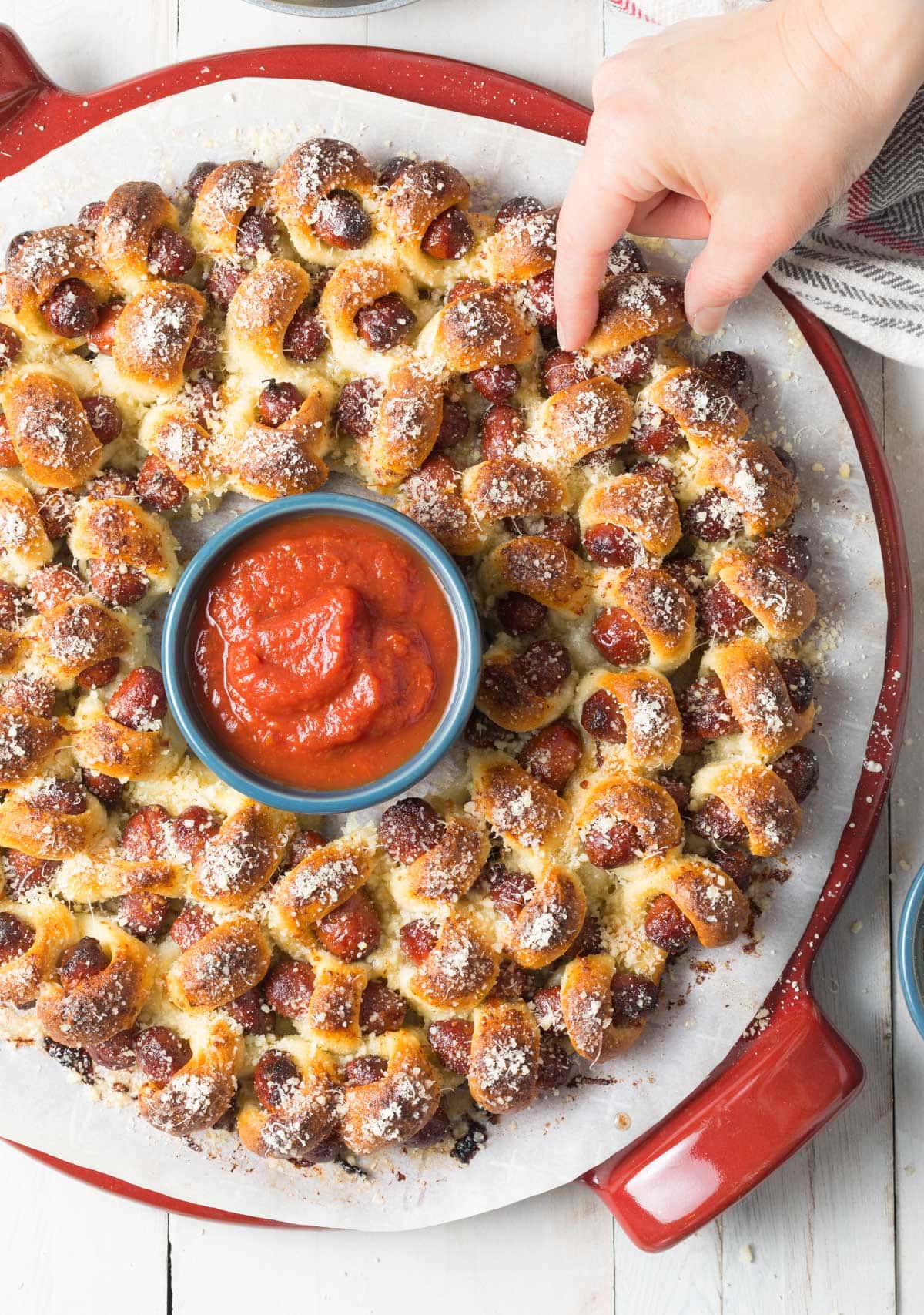 Sausage Roll Crazy Bread Recipe (Video) A Spicy Perspective