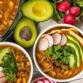 Red Posole Recipe with Pork (Pozole Rojo) #ASpicyPerspective #mexican #pork #pozole #posole #stew #soup