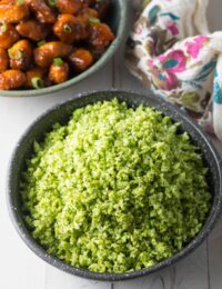 How To Make Healthy Broccoli Rice Recipe #ASpicyPerspective #lowcarb #keto #glutenfree #vegan #whole30 #paleo