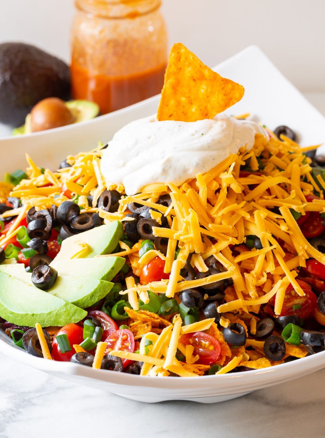 Ultimate Dorito Taco Salad Recipe (VIDEO) A Spicy Perspective