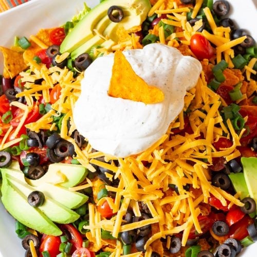 Ultimate Dorito Taco Salad Recipe (VIDEO) A Spicy Perspective