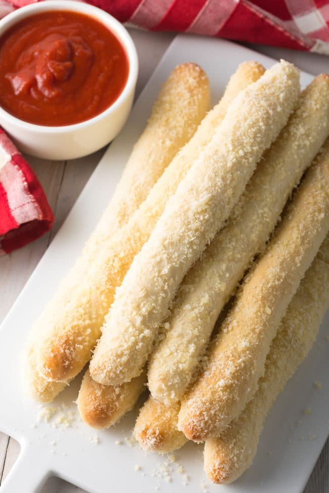 pair your breadsticks with marinara, soup or salad.