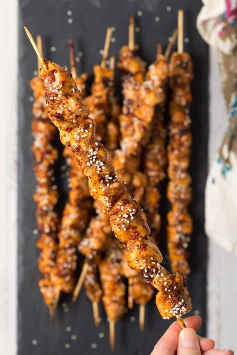 Korean Chicken Skewers Recipe A Spicy Perspective