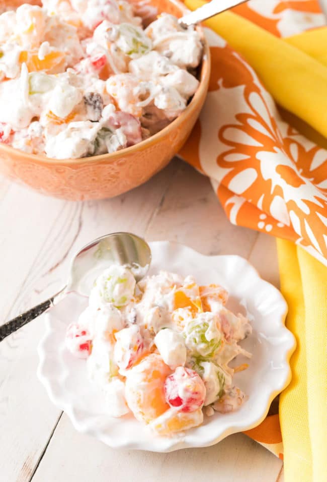 How to Make Ambrosia Salad with Marshmallows and Fruit