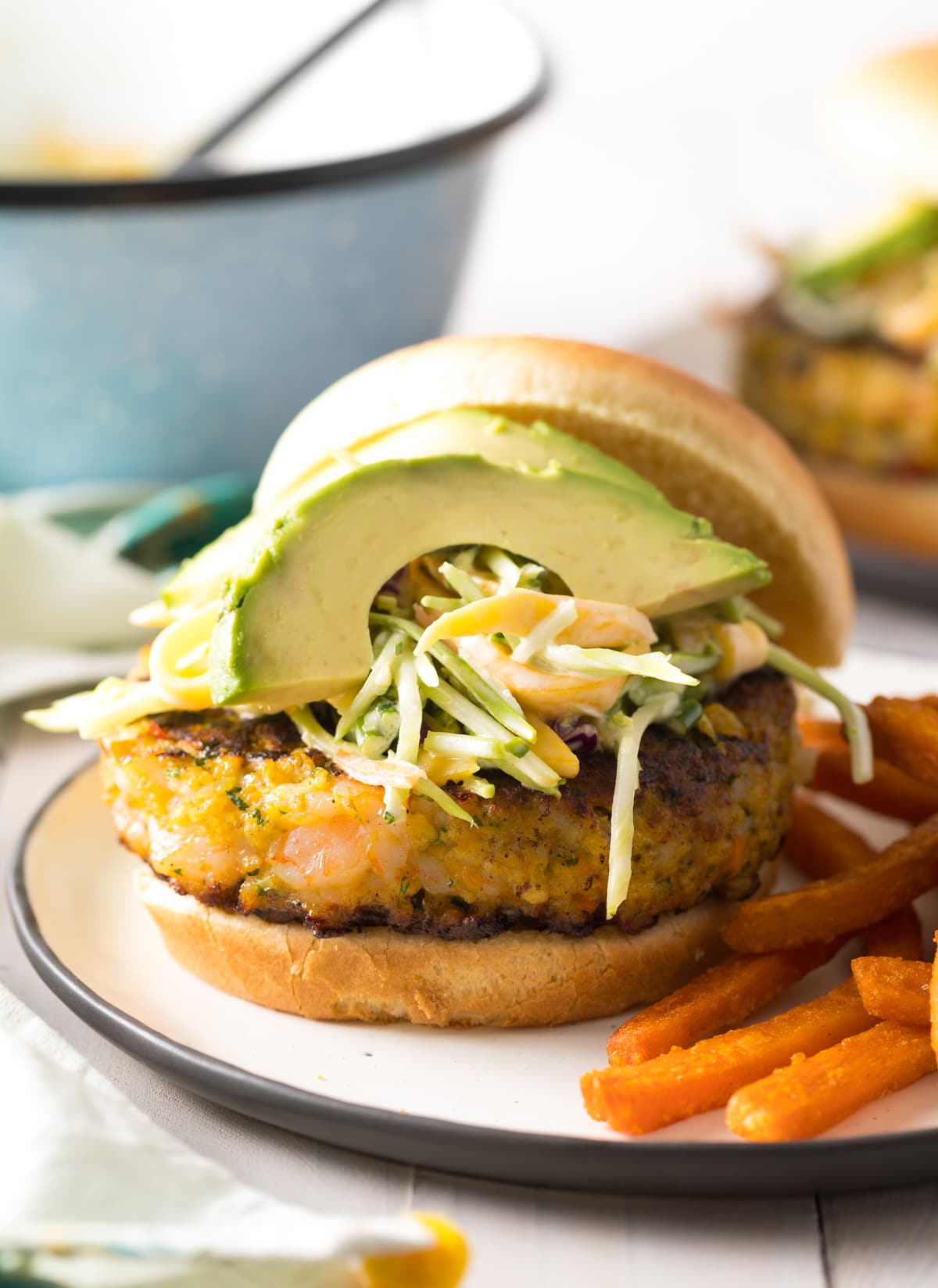 Caribbean Shrimp Burger Recipe (VIDEO) A Spicy Perspective