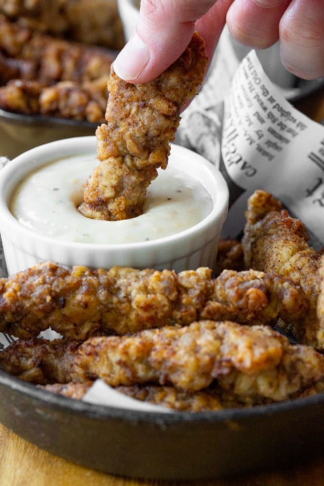 Steak Fingers with Country Gravy A Spicy Perspective