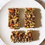 nut bar recipe with smiley face