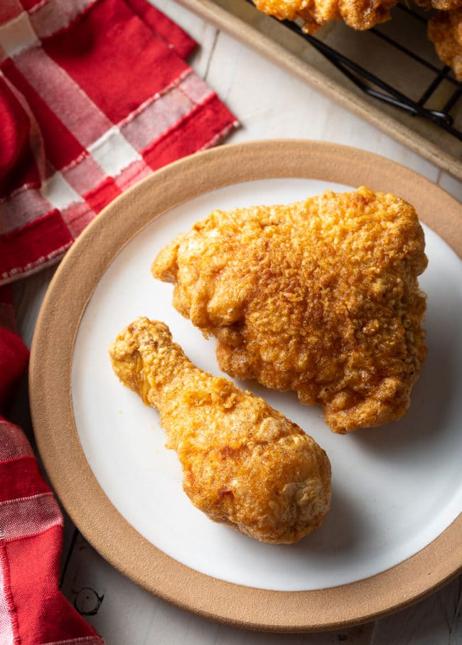 Easy Fried Chicken Recipe #ASpicyPerspective #chicken #friedchicken #tavern #pubgrub #pubfood #glutenfree